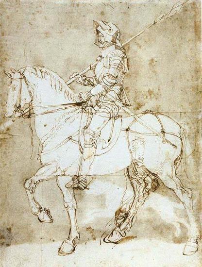 Knight on Horseback, Albrecht Durer